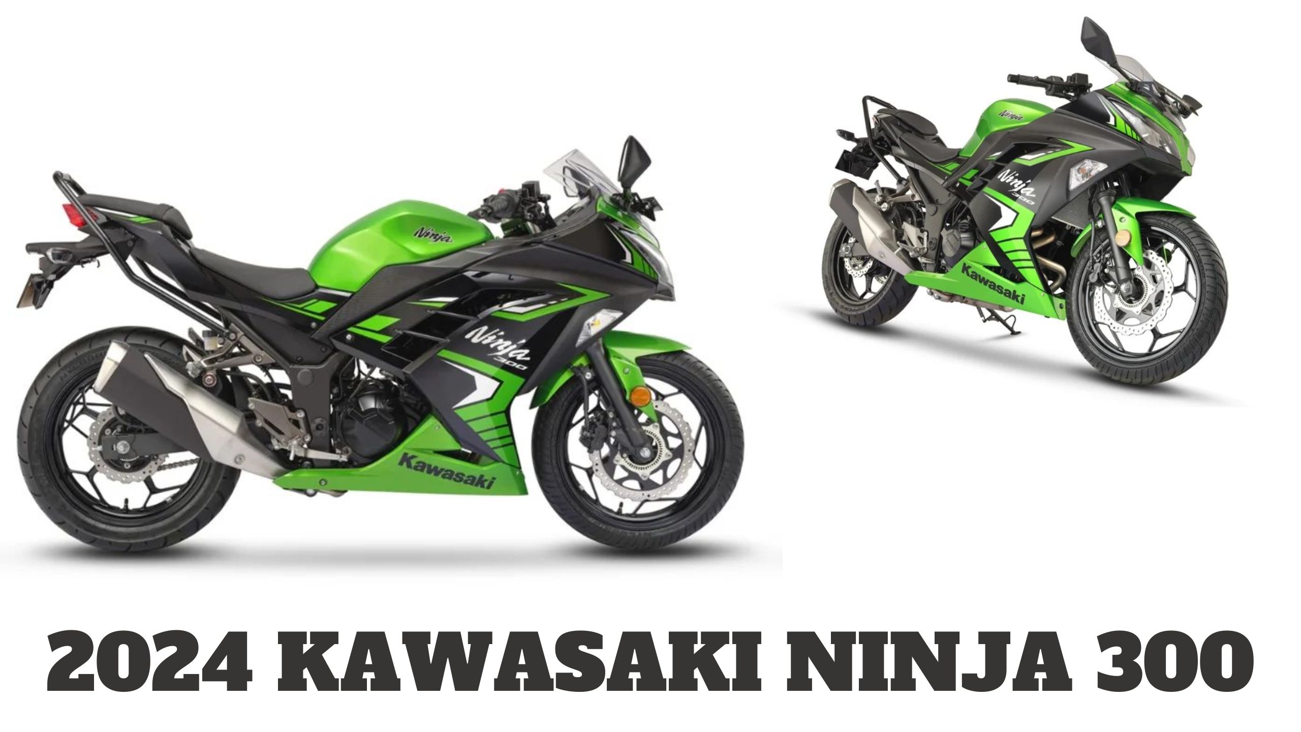 Kawasaki Launches 2024 Ninja 300 in India with New Color Options