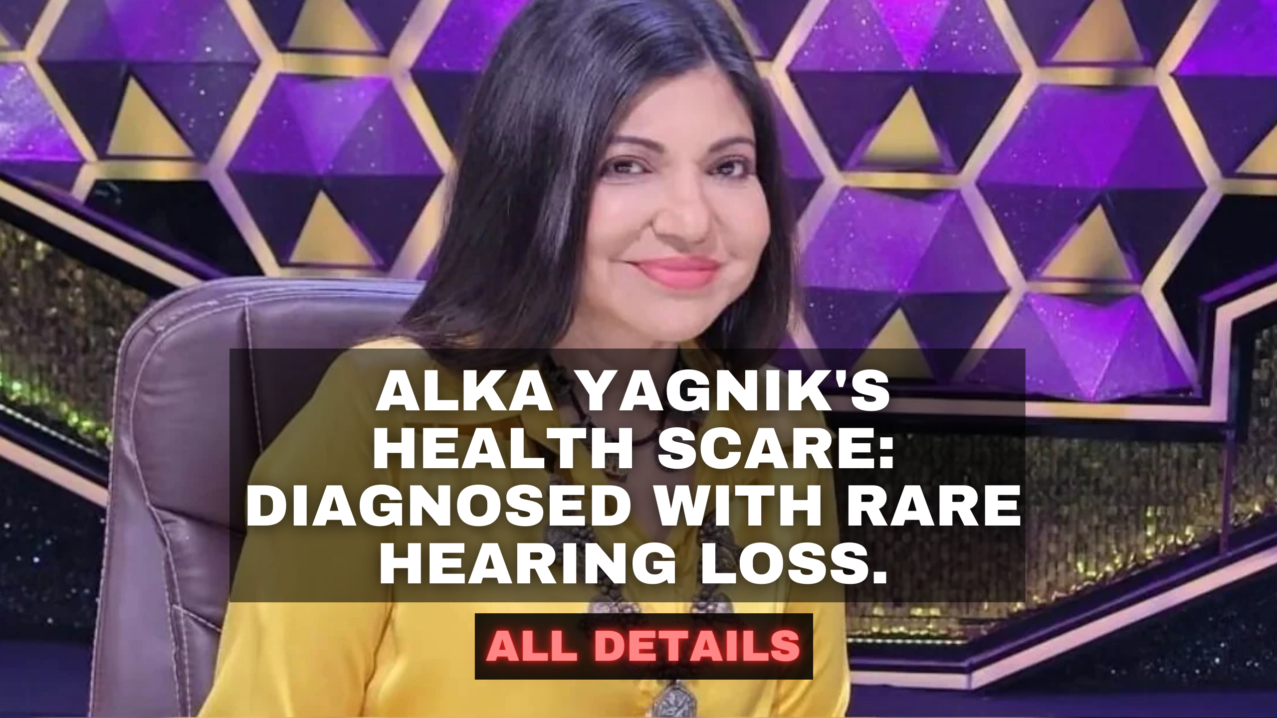 Alka Yagnik's Health Scare: Diagnosed with Rare Hearing Loss.