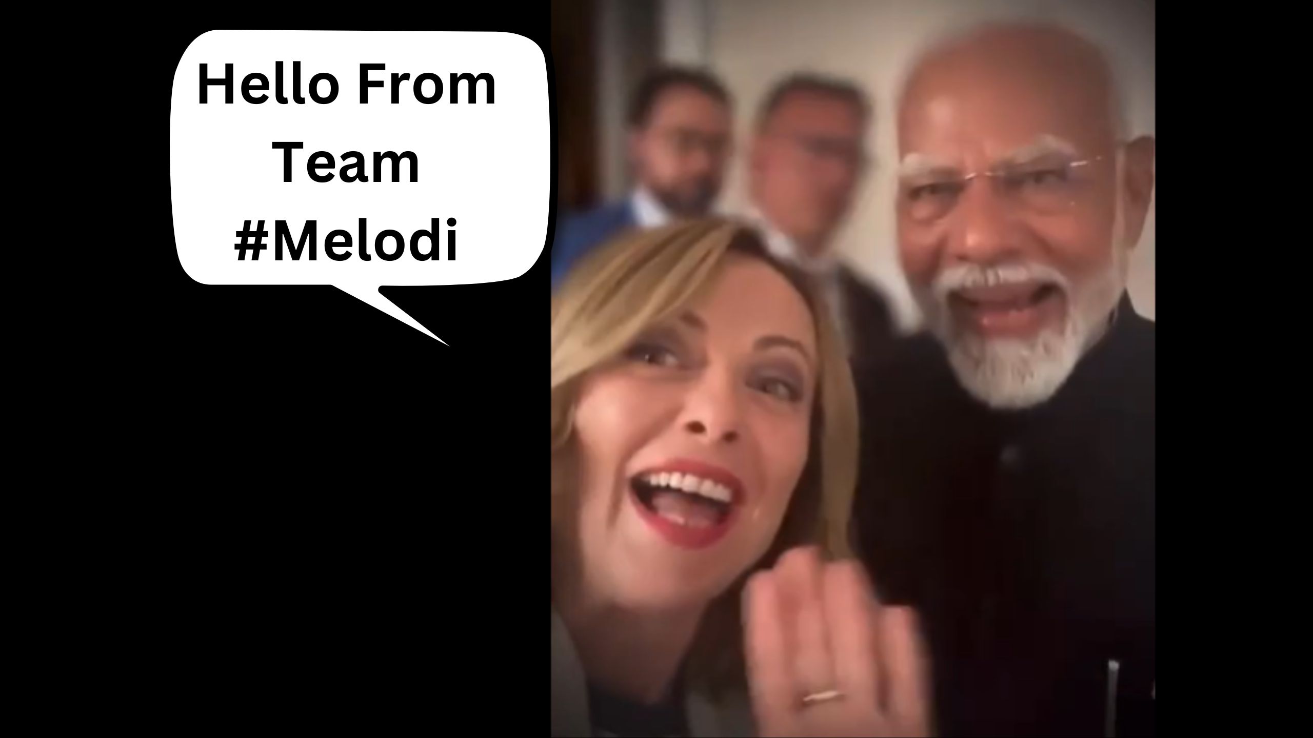 Italian PM Giorgia Meloni Shares Viral Video with PM Modi saying "Hello From Team #Melodi"