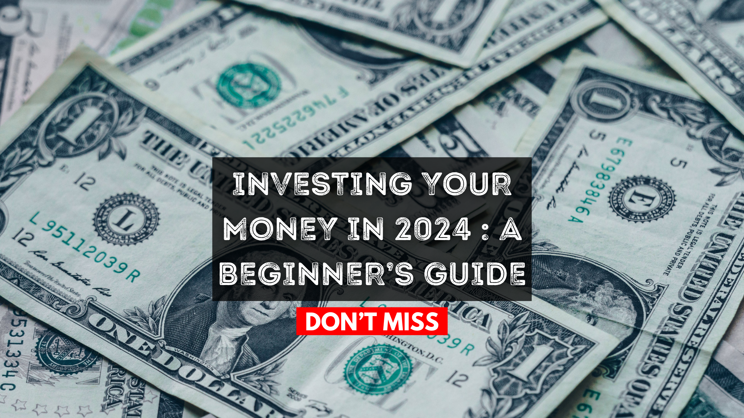 Investing Your Money in 2024 : A Beginner’s Guide