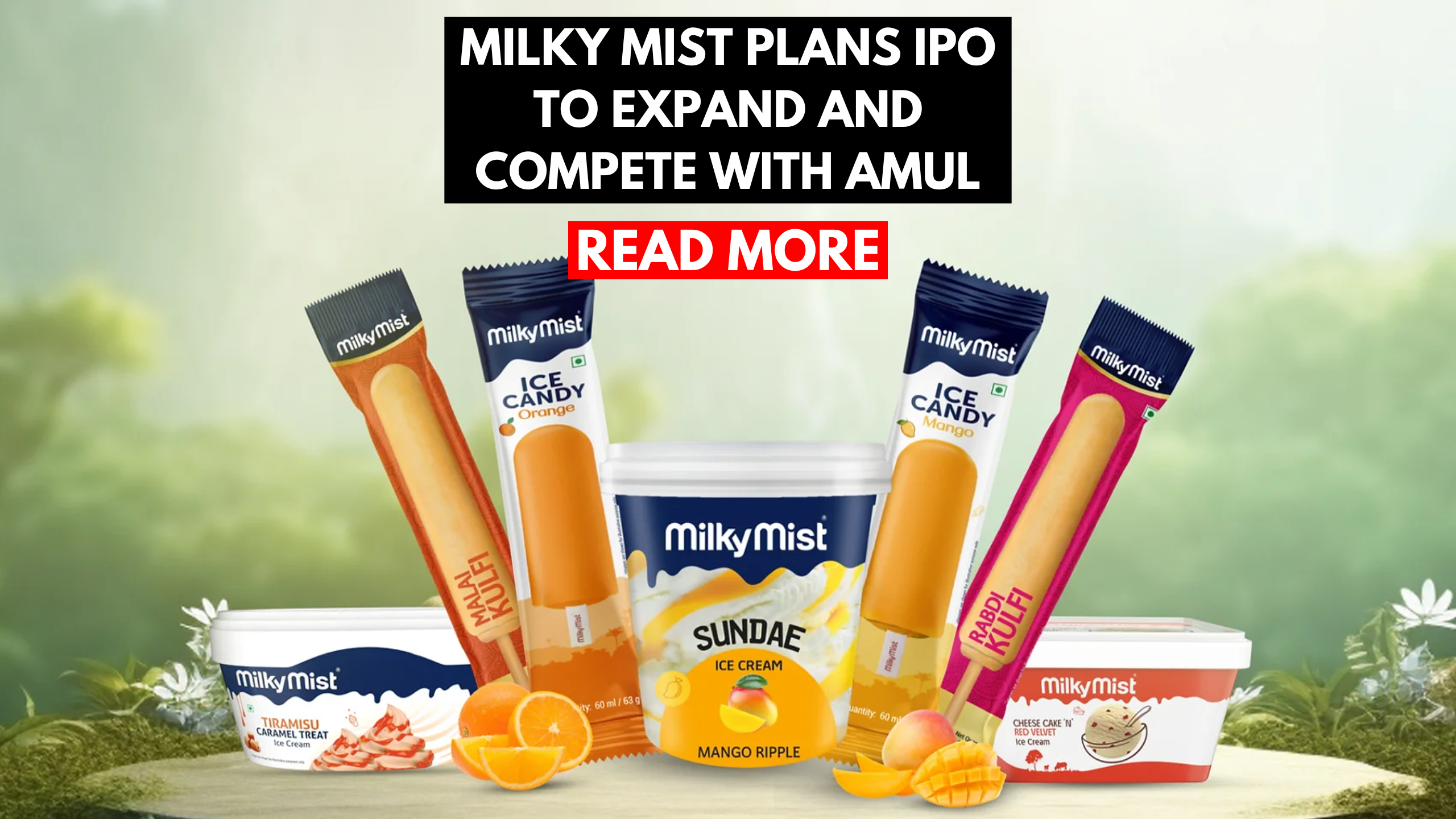 Milky Mist Plans IPO to Expand and Compete with Amul