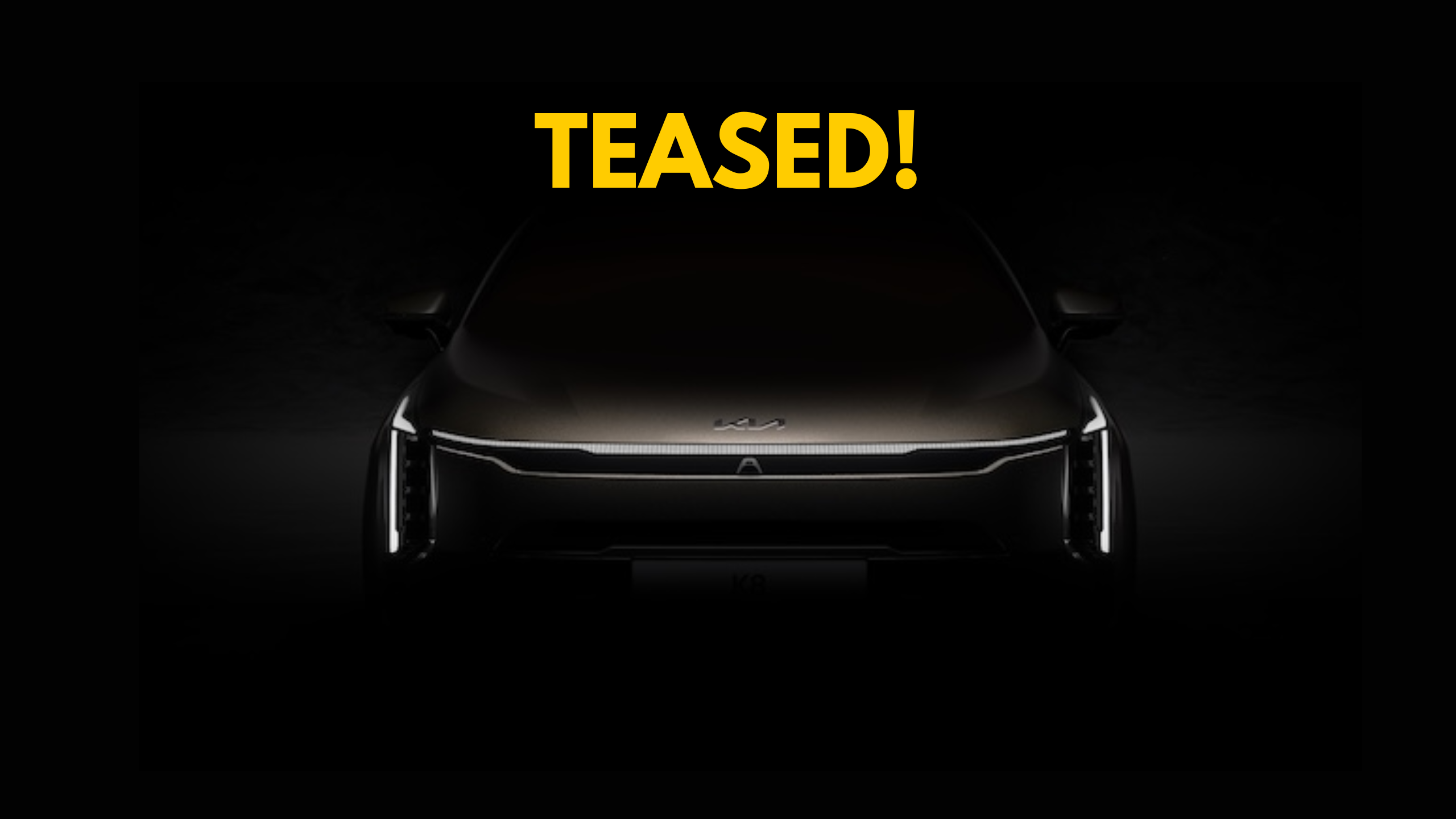 Kia Teases Facelifted K8 Sedan