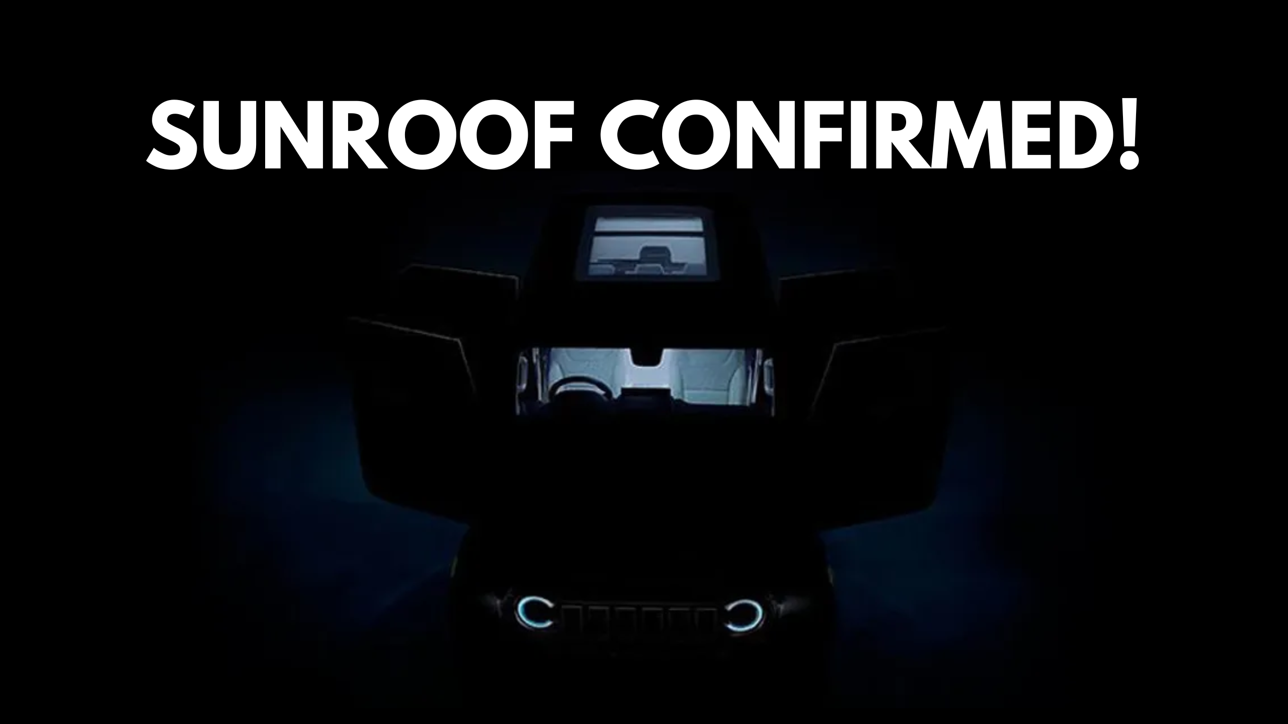 Mahindra Thar Roxx Teaser Confirms Panoramic Sunroof