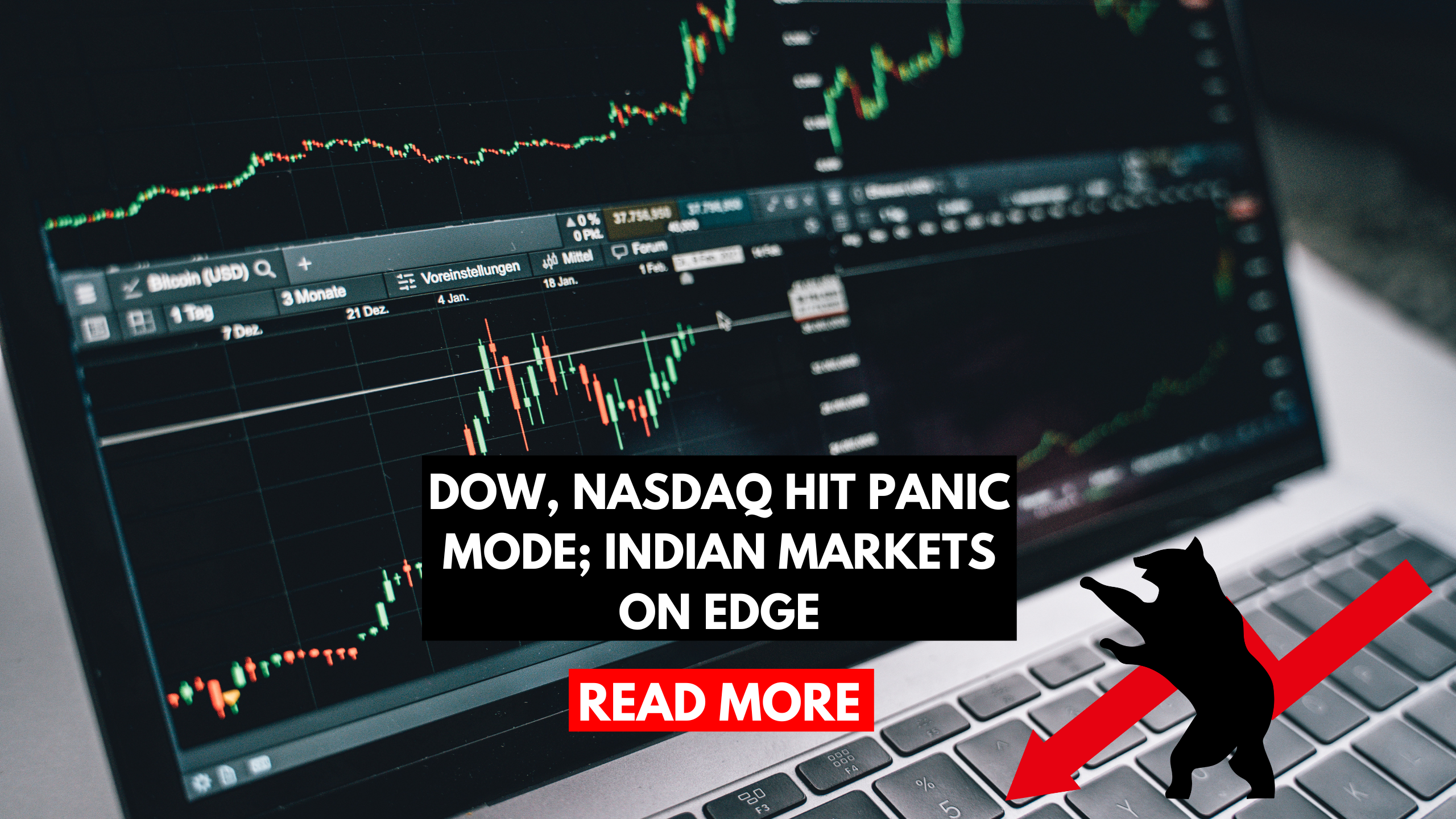 Dow, Nasdaq Hit Panic Mode; Indian Markets on Edge